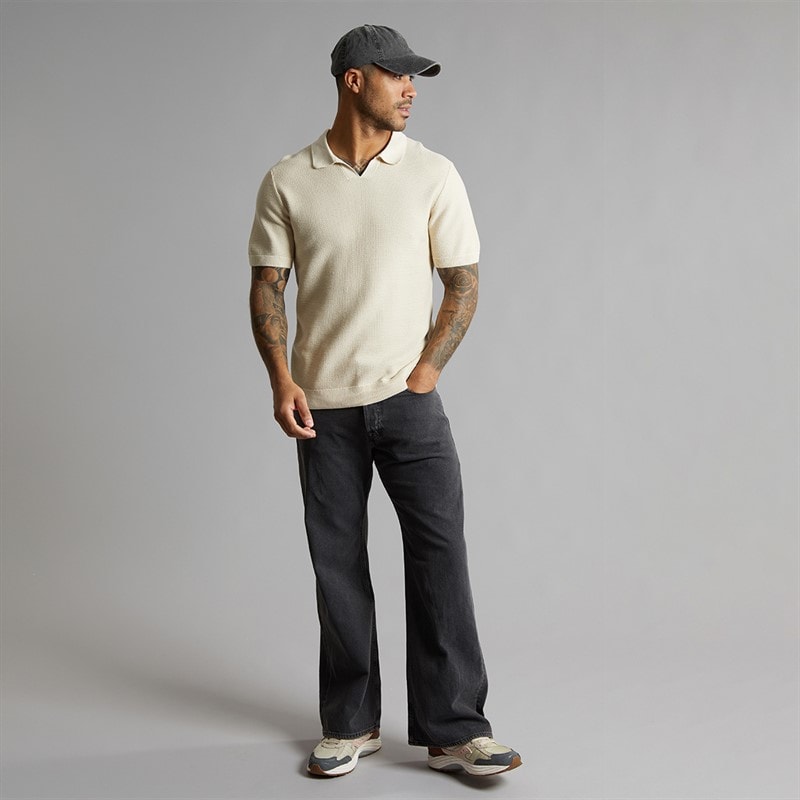 Mens Toby Original 737 Flared Jeans Black Denim - Image 4