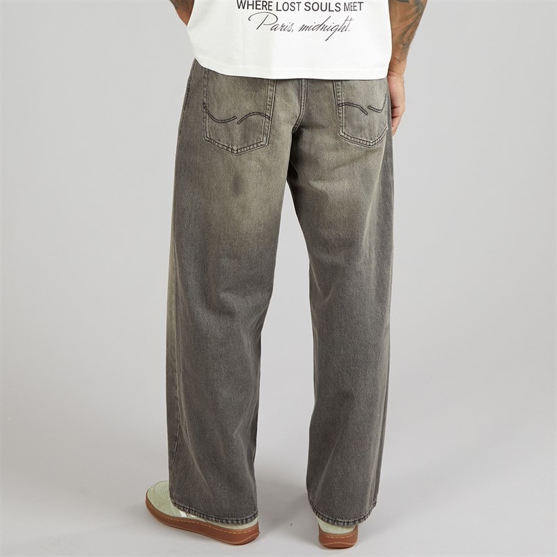 Mens Dave Original 573 Wide Jeans Black Denim - Image 2