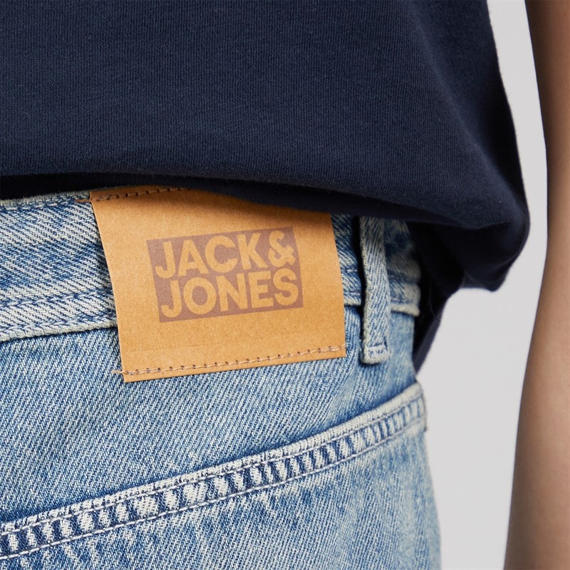 Boys Alex Orginal AKM 308 Baggy Fit Jeans Blue Denim - Image 3