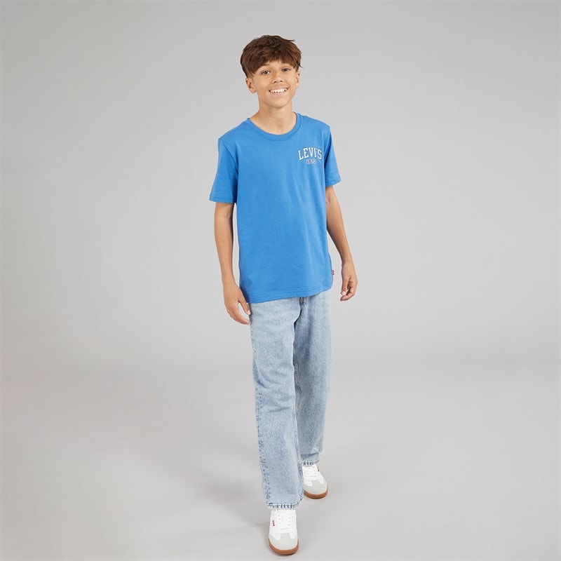 Boys Chris Original AKM 932 Relaxed Fit Jeans Blue Denim - Image 4
