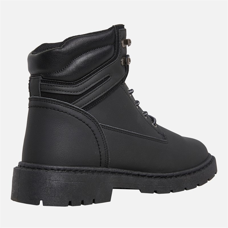 Mens Marsh PU Boots Anthracite - Image 5