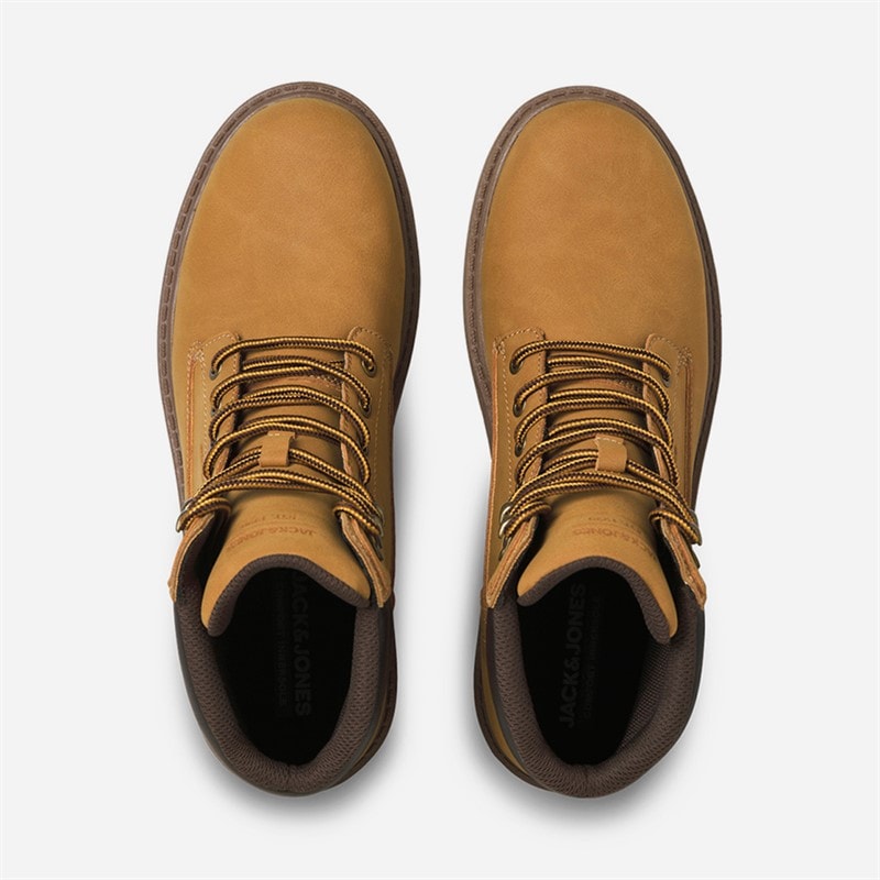 Mens Marsh PU Boots Honey - Image 3