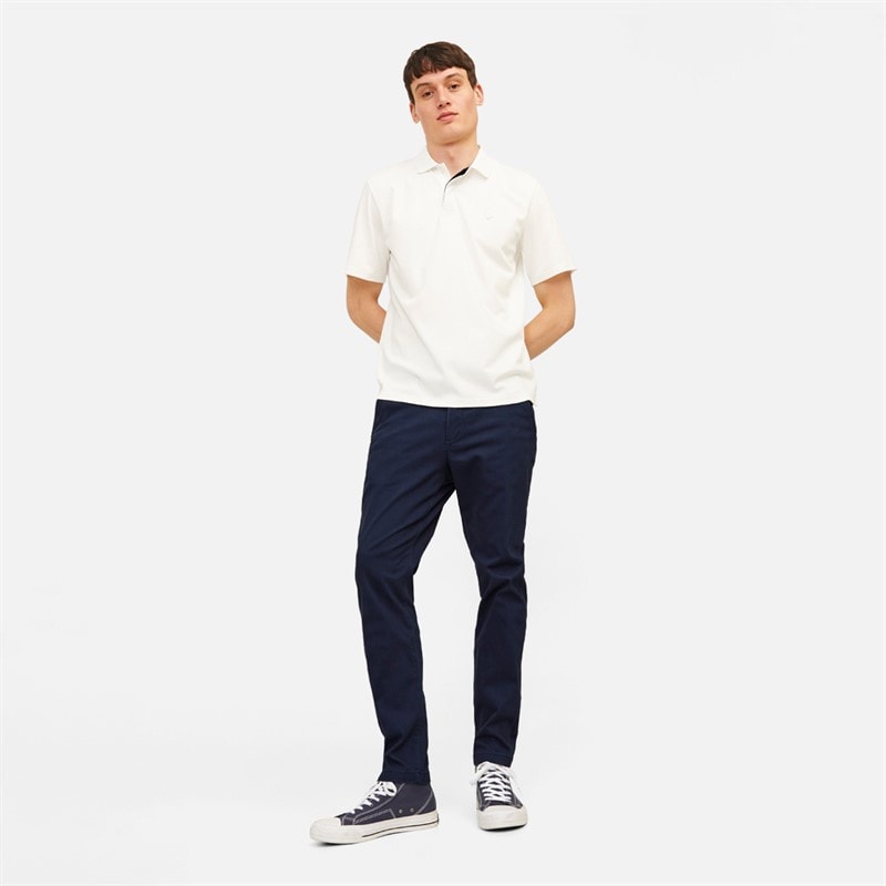 Mens Marco Dave Chinos Navy - Image 4