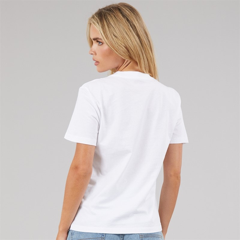 Womens Clasic Monologo T-Shirt Bright White - Image 2