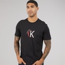 Mens CKJ Logo Graphic T-Shirt Black