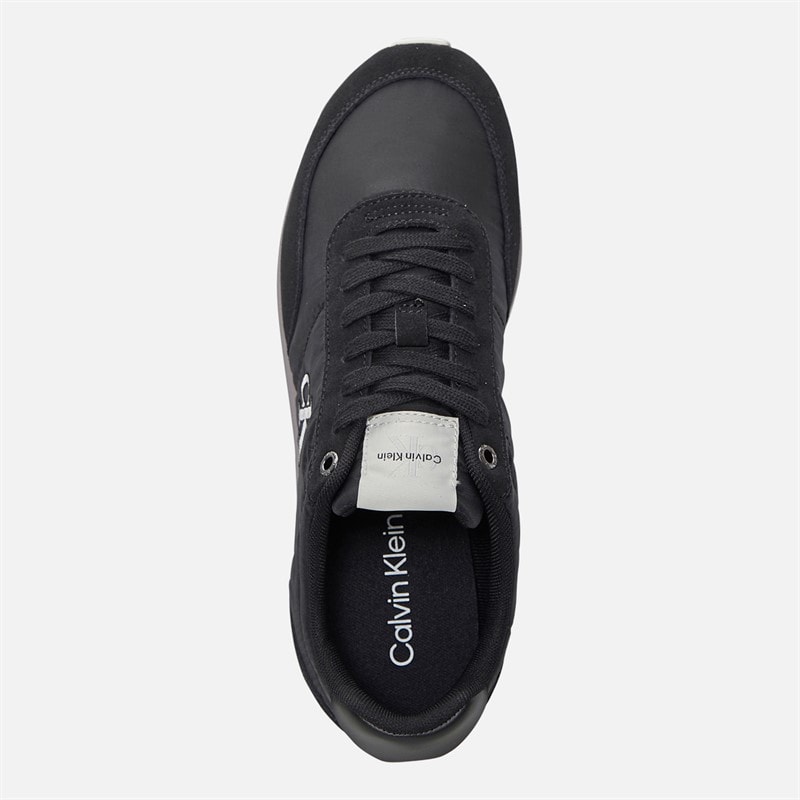 Mens Retro Runner Trainers Black/Stormfront/Vaporous White - Image 4