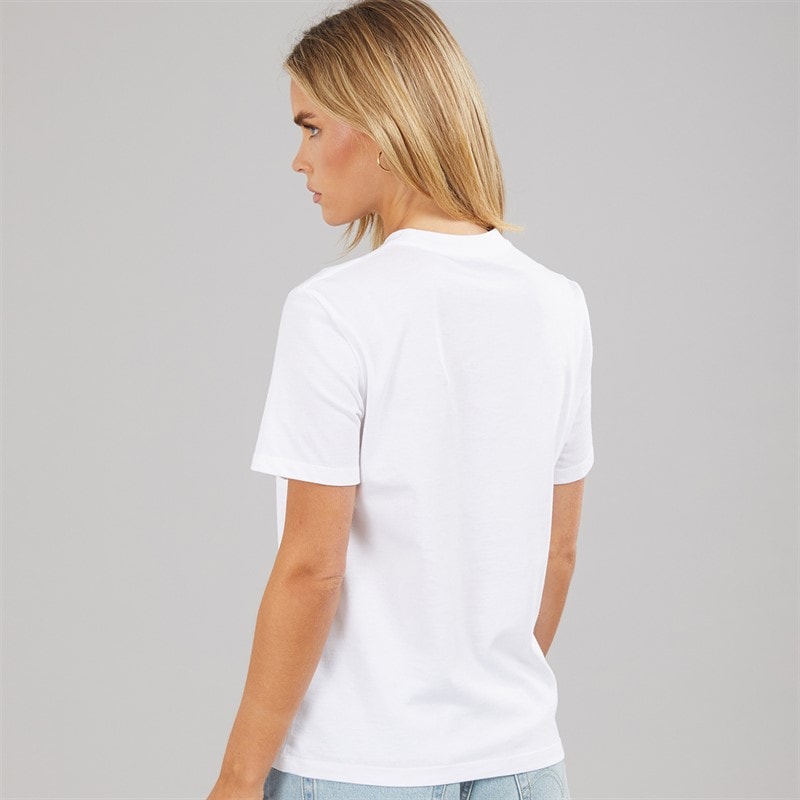 Womens Classic Logo T-Shirt Bright White - Image 2