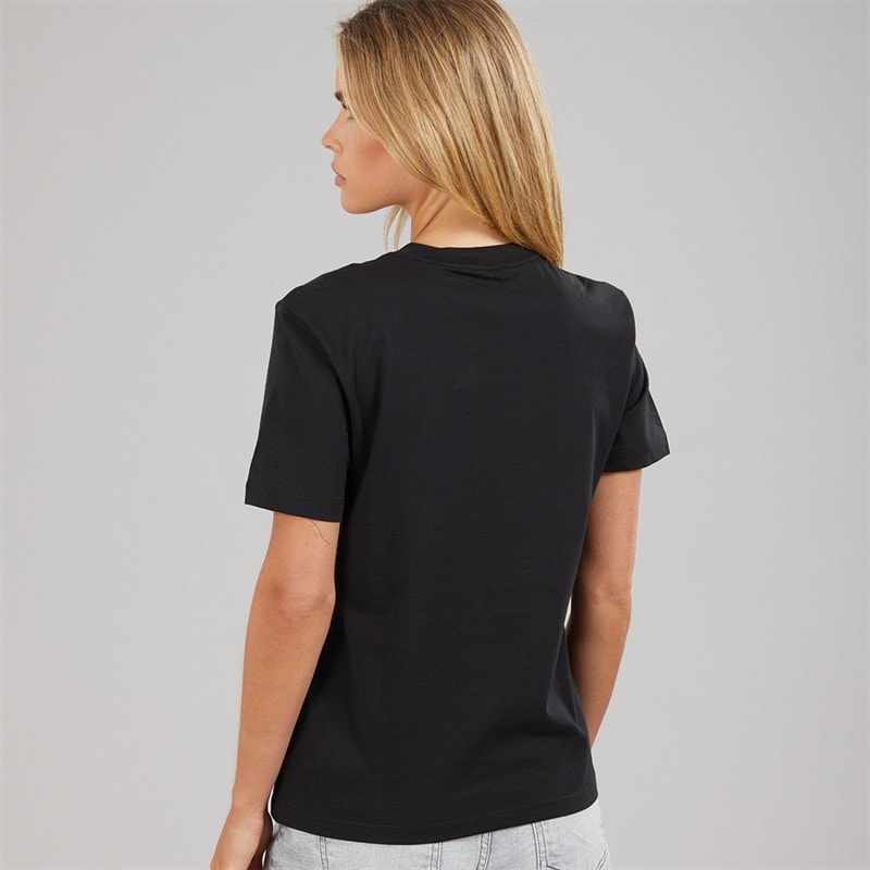 Womens Classic Logo T-Shirt Black - Image 2