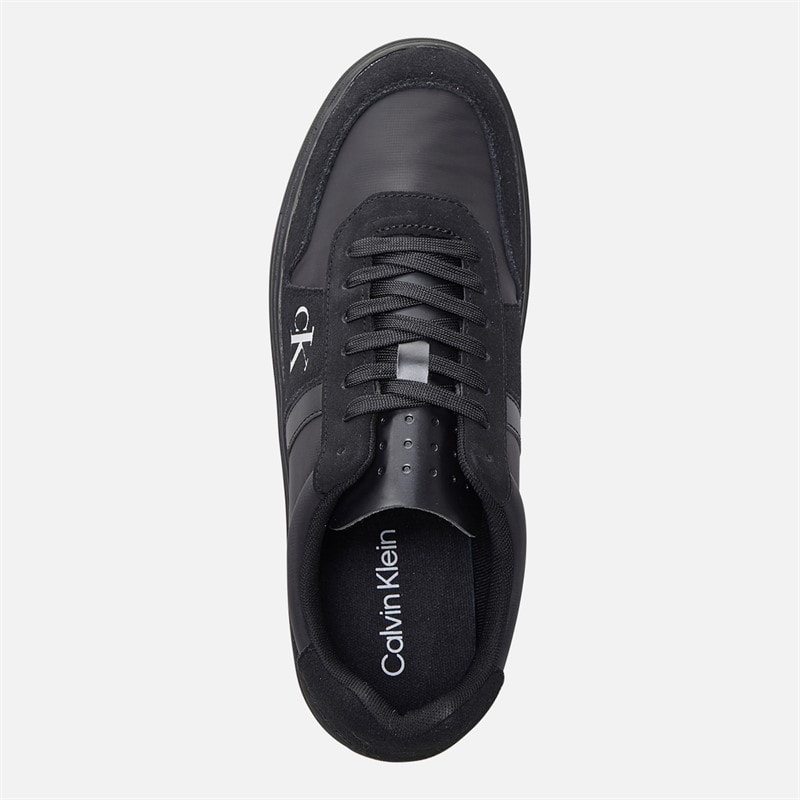 Mens Classic Cupsole Trainers Triple Black - Image 4