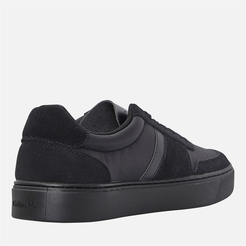 Mens Classic Cupsole Trainers Triple Black - Image 5