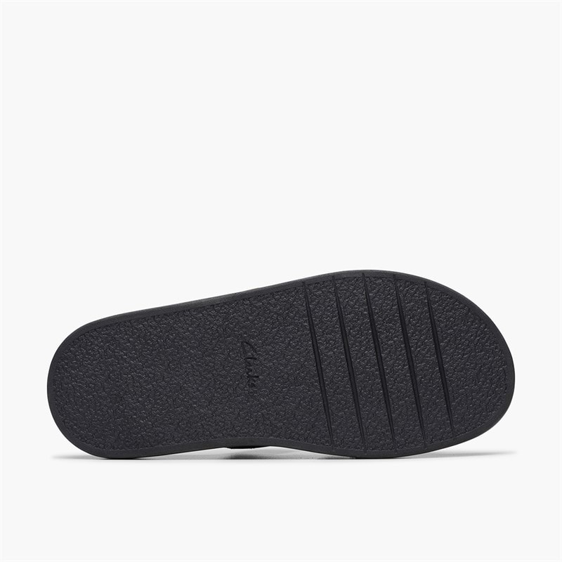 Womens Aristella D-Fit Sliders Black - Image 2
