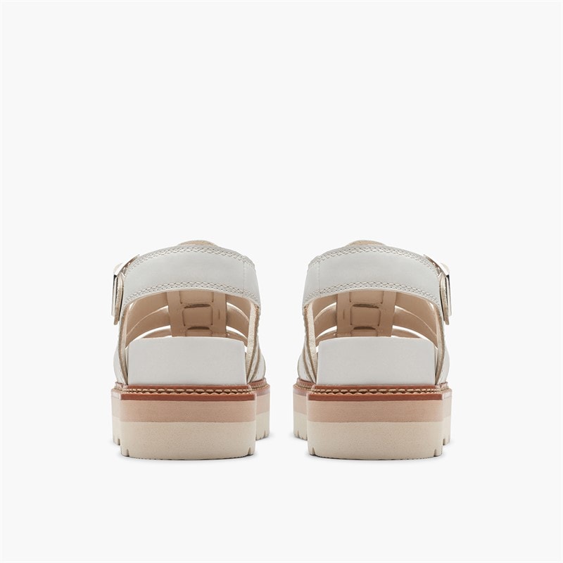 Womens Orianna Twist D-Fit Sandals Off White - Image 3