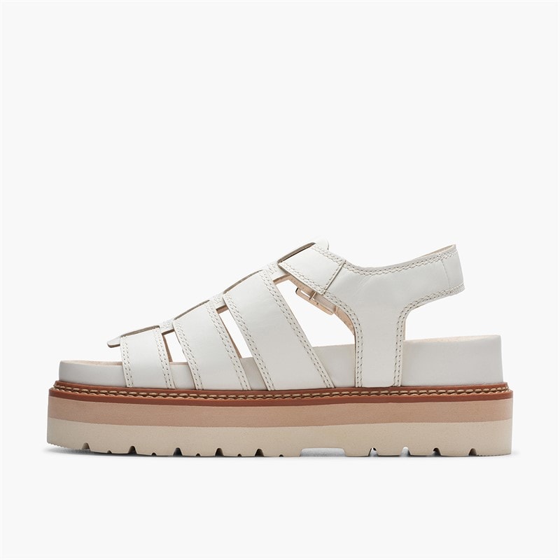 Womens Orianna Twist D-Fit Sandals Off White - Image 5