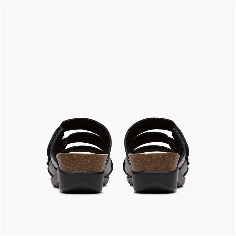 Womens Calenne Lily D-Fit Sandals Black - Image 3