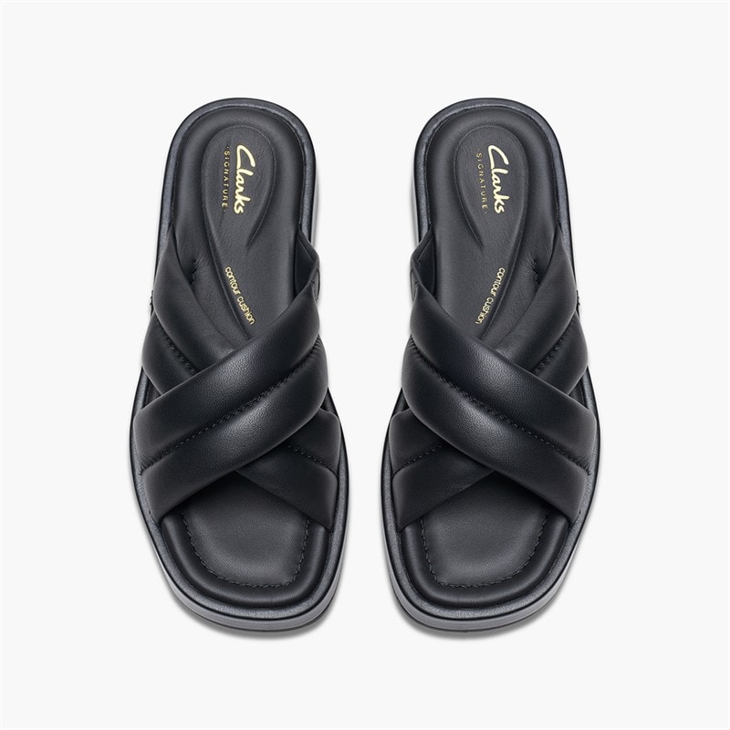 Womens Alda Glide D-Fit Sliders Black - Image 4