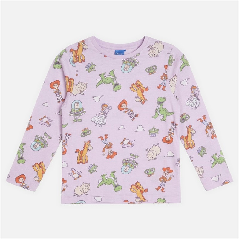 Girls Pyjama Set Pink - Image 2