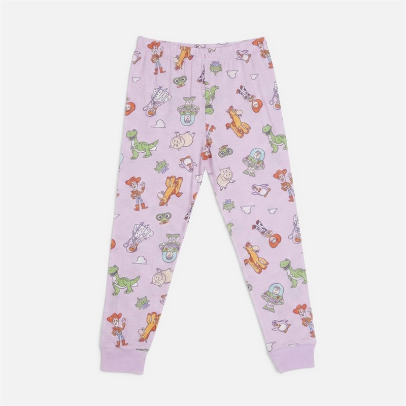 Girls Pyjama Set Pink - Image 3