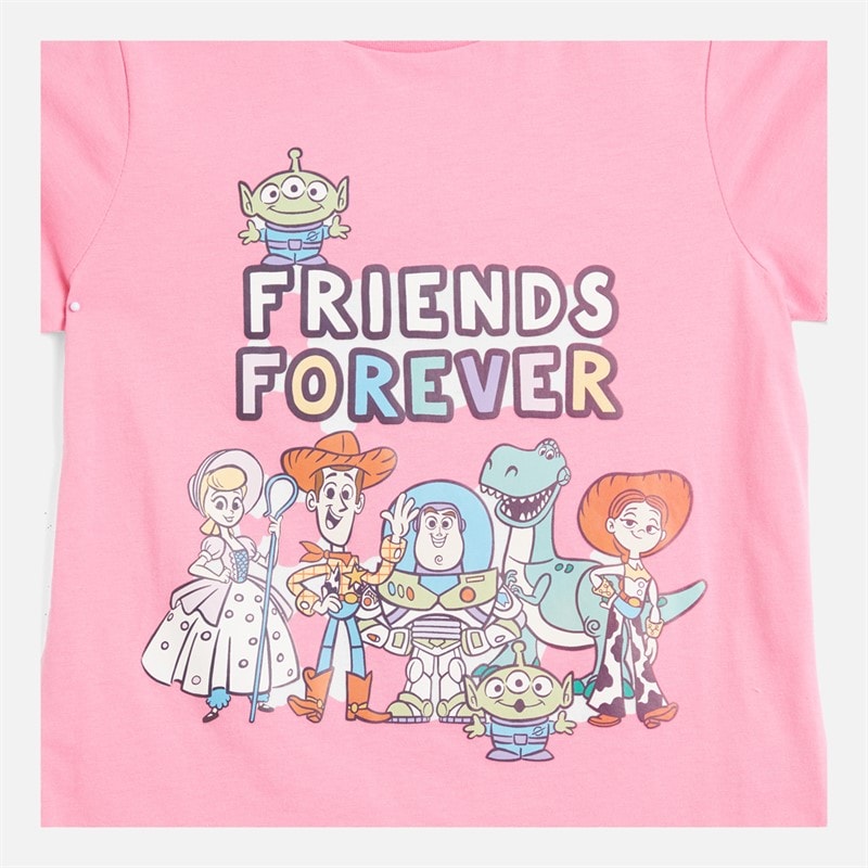 Girls Friends Forever T-Shirt Pink - Image 2