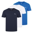 Mens Giants Three Pack T-Shirts Navy/White/Blue