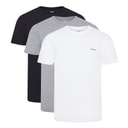 Mens Giants Three Pack T-Shirts Black/White/Grey Marl