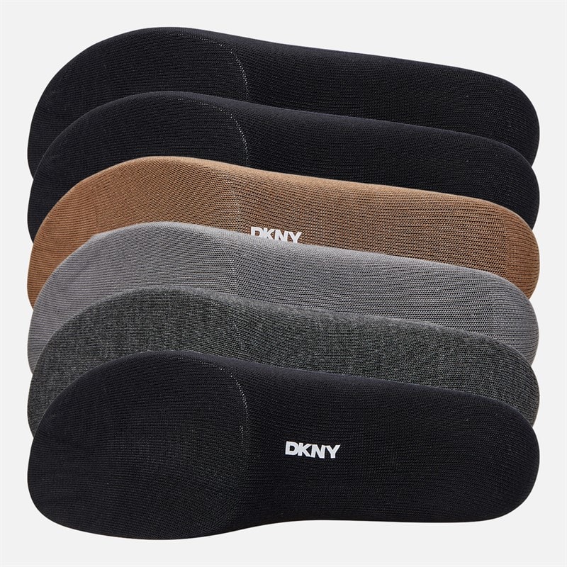 Mens Quay Six Pack Bamboo Socks Black/Grey/Khaki - Image 2