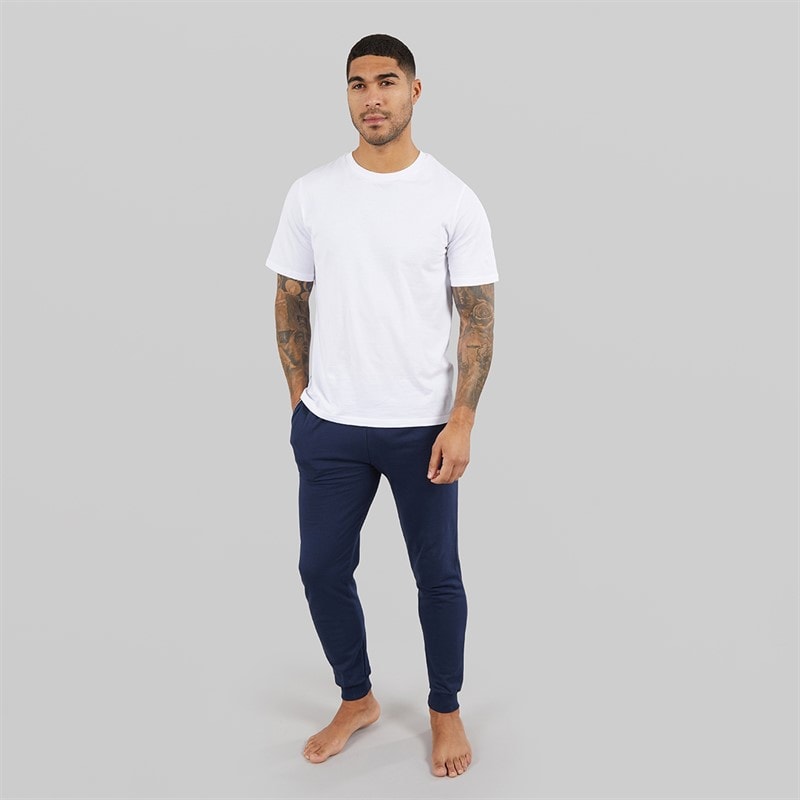 Mens Eagles Lounge Pants Navy - Image 4
