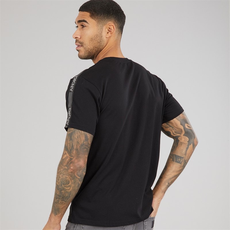 Mens Penguins T-Shirt Black - Image 2