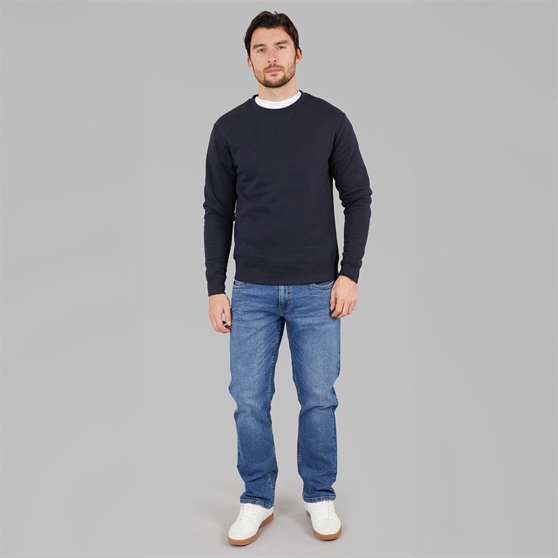 Mens Straight Fit Denim Jeans Stone Wash - Image 3