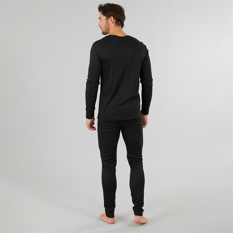 Mens Baselayer Set Black - Image 2