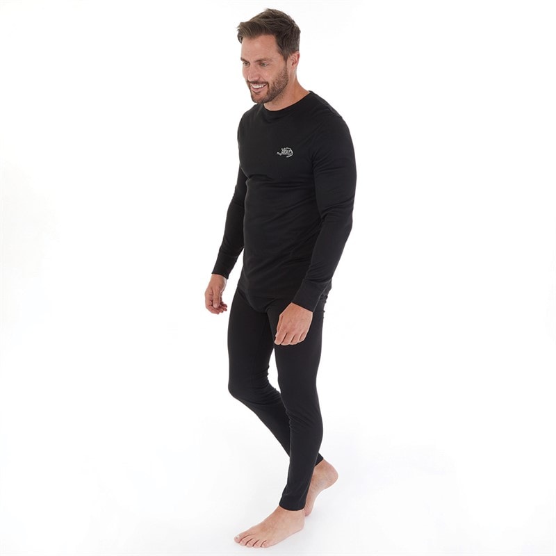 Mens Baselayer Set Black - Image 4