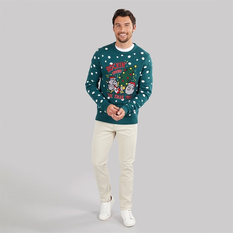 Mens Novelty Christmas Jumper Multi - Image 3