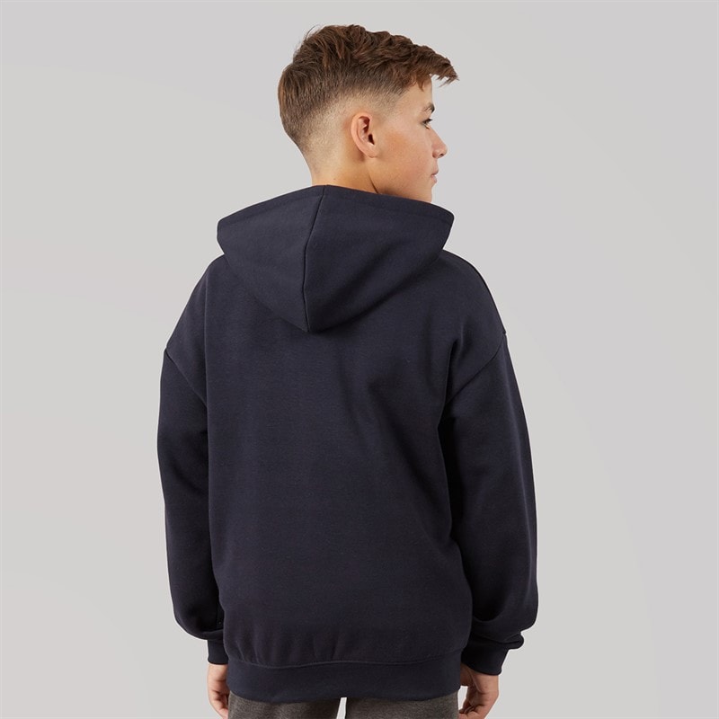 Boys Oversized Hoodie Navy - Image 2