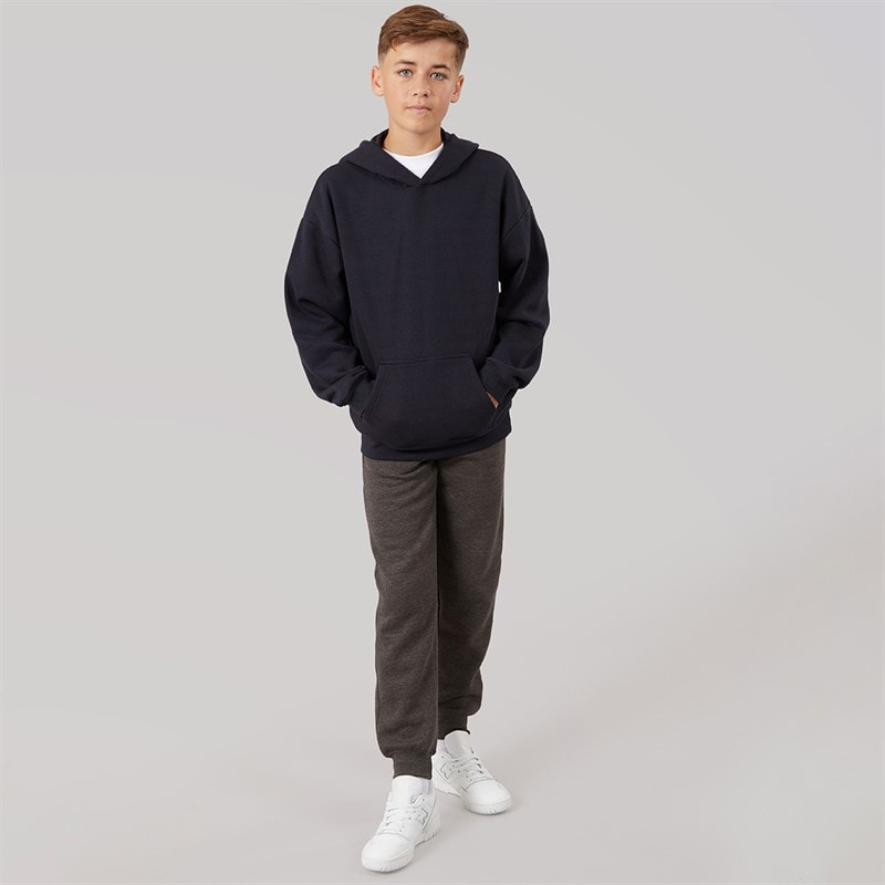 Boys Oversized Hoodie Navy - Image 3