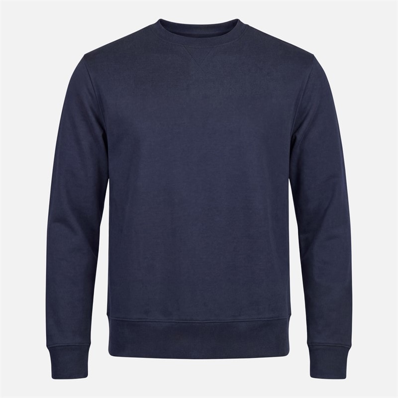 Mens Three Pack Fleece Sweatshirt Grey Marl/Midnight Blue/Khaki - Image 3