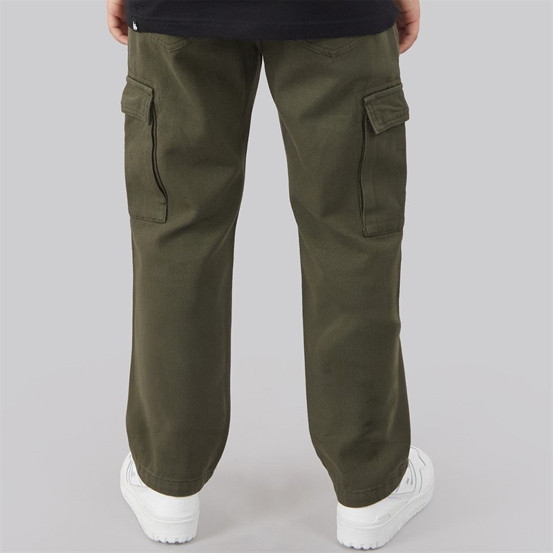 Boys Cargo Jeans Khaki - Image 2
