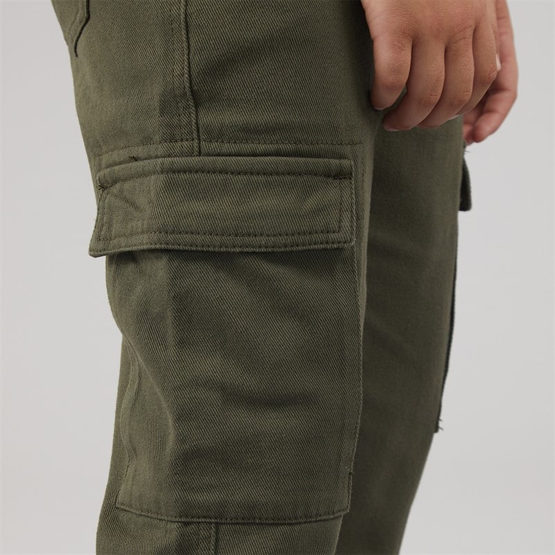 Boys Cargo Jeans Khaki - Image 3