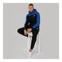 Mens Burton Fleece Tracksuit Jet Black/Cobalt