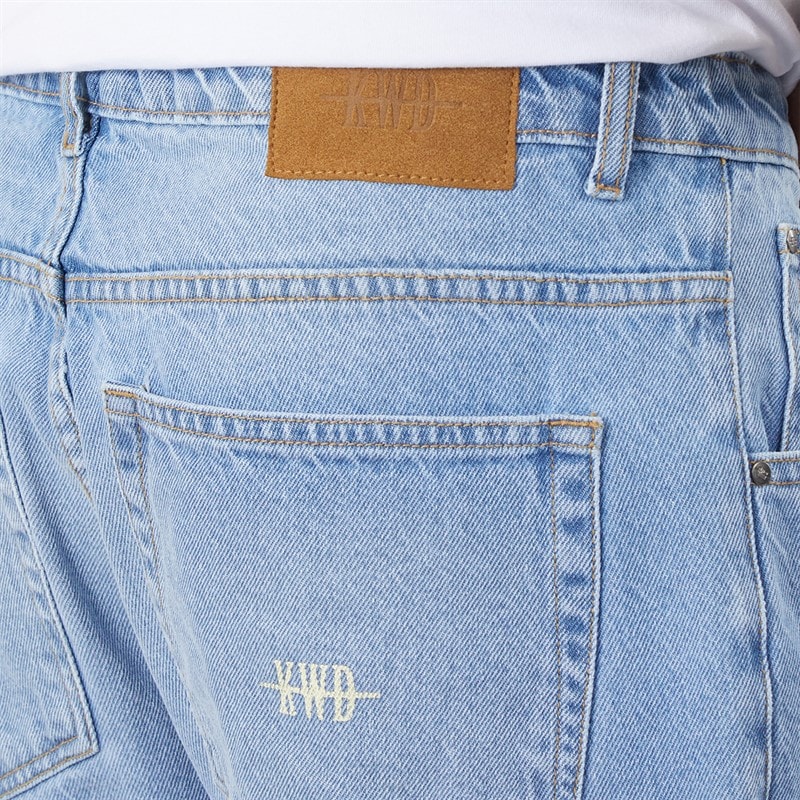 Mens Studio Dee Baggy Jeans Stonewash - Image 3
