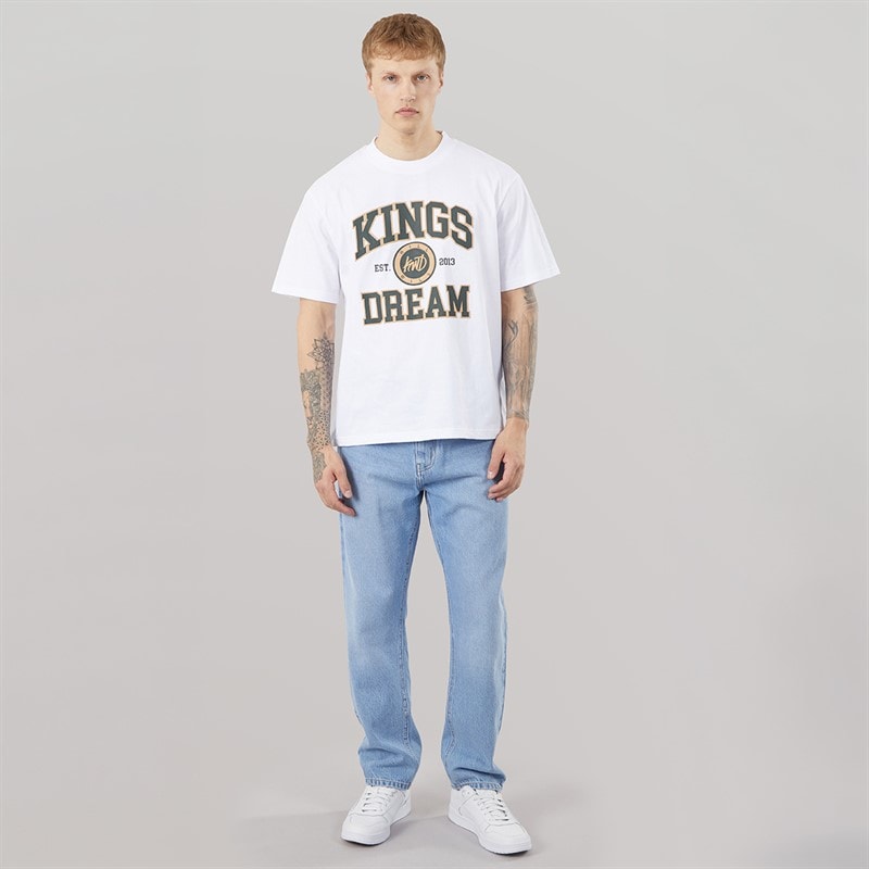 Mens Studio Dee Baggy Jeans Stonewash - Image 4