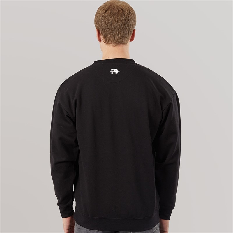 Mens Studio High Flying Doves Crew Sweatshirt Black - Image 3