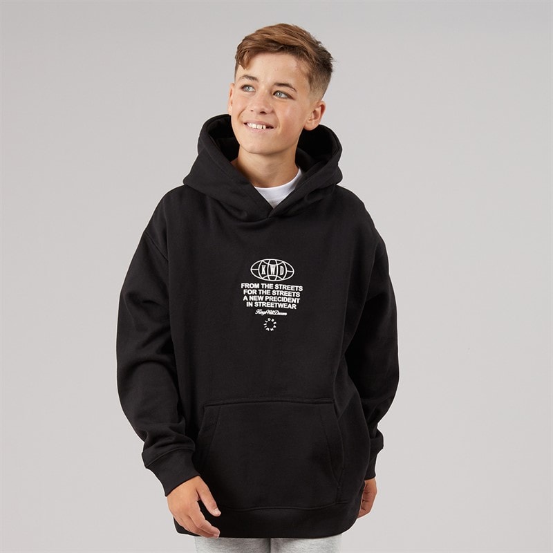 Boys Angel City Hoodie Black - Image 2