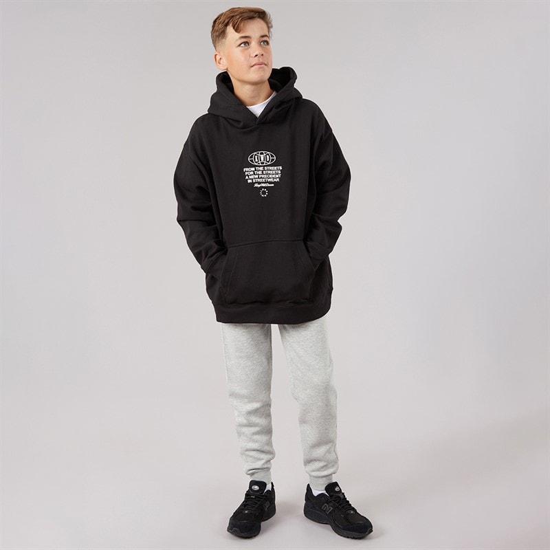 Boys Angel City Hoodie Black - Image 4