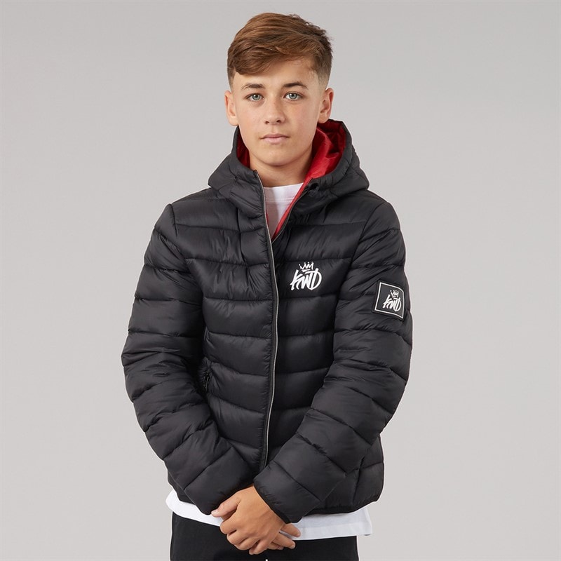 Kings Will Dream Boys Jackinson Puffer Jacket Black