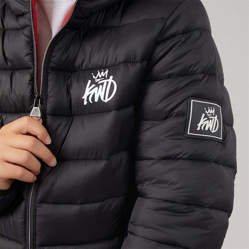 Boys Jackinson Puffer Jacket Black - Image 3