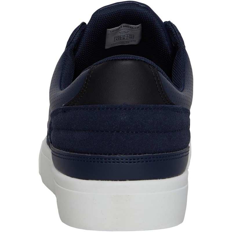 Mens Farhan Trainers Navy/White - Image 3