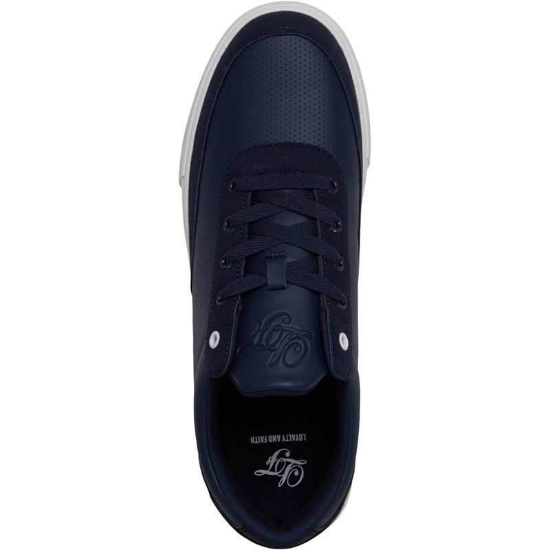 Mens Farhan Trainers Navy/White - Image 4