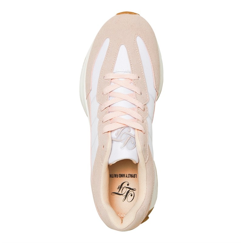 Womens Livia Trainers Nude/White - Image 4