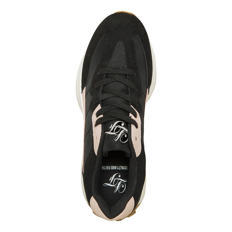 Womens Livia Trainers Black/Nude - Image 4