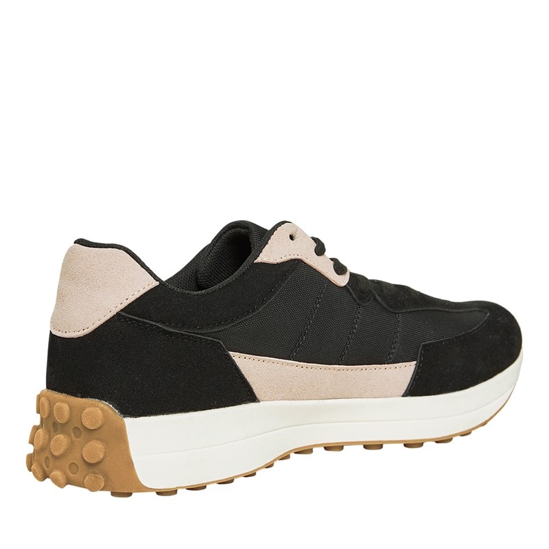 Womens Livia Trainers Black/Nude - Image 5