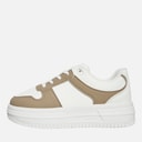 Junior Girls Ashleigh Trainers White/Sand
